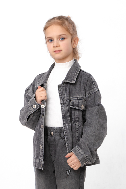 Куртка джинсова для дівчинки